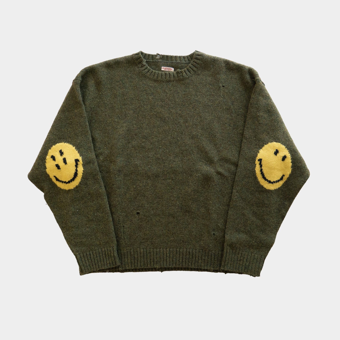 2020s Kapital 7G Smiley Wool Sweater