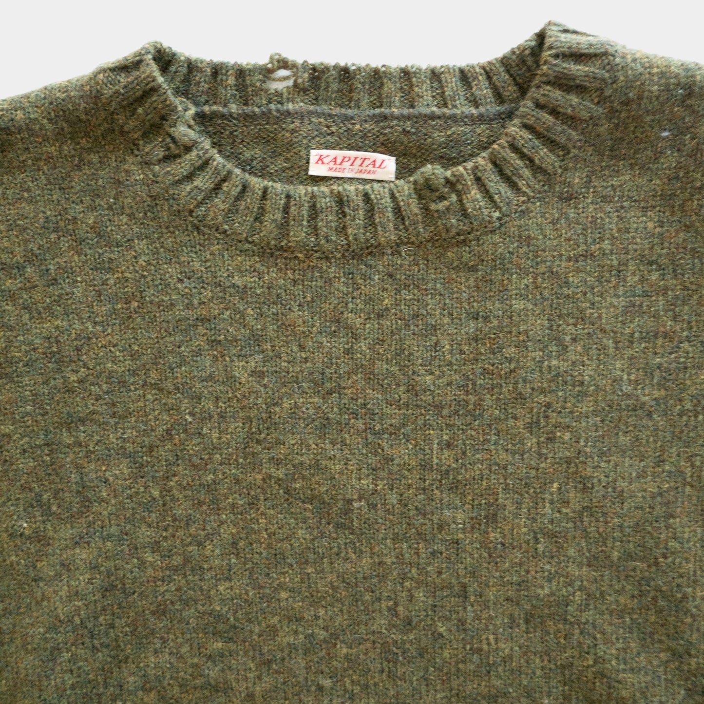 2020s Kapital 7G Smiley Wool Sweater