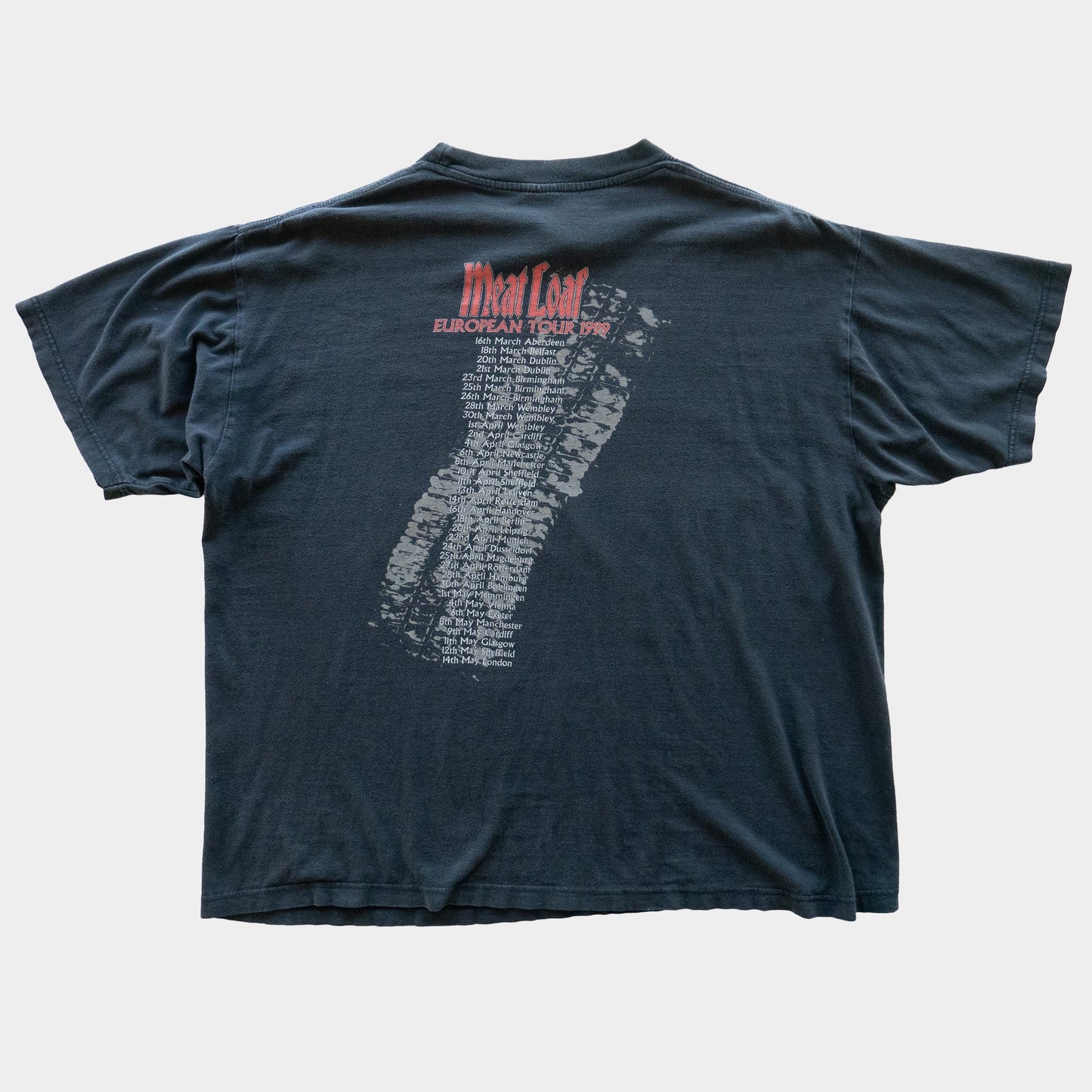 1999 Meat Loaf European Tour T-Shirt