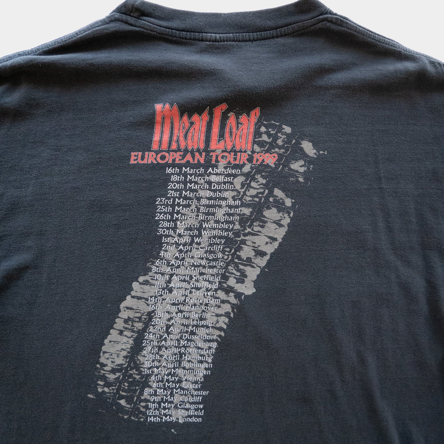 1999 Meat Loaf European Tour T-Shirt