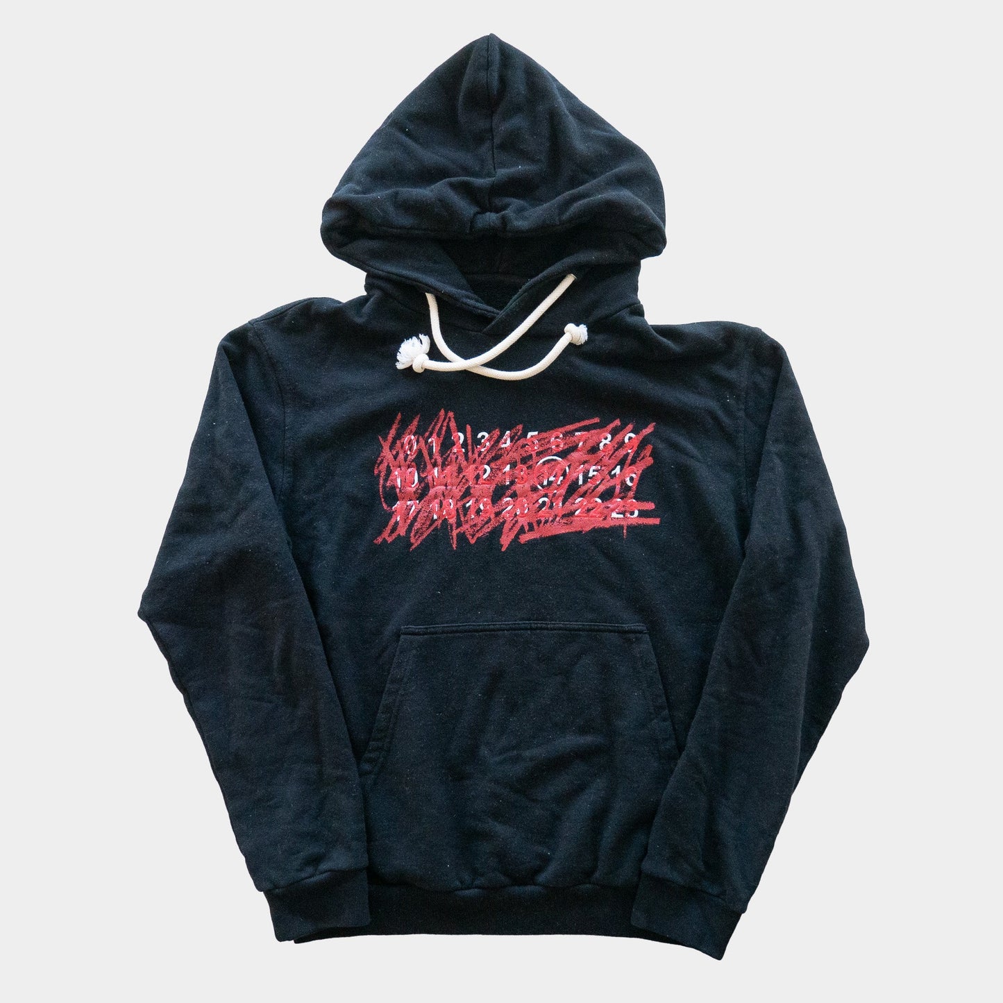 2010s Maison Margiela 14 Scribble Logo Hoodie