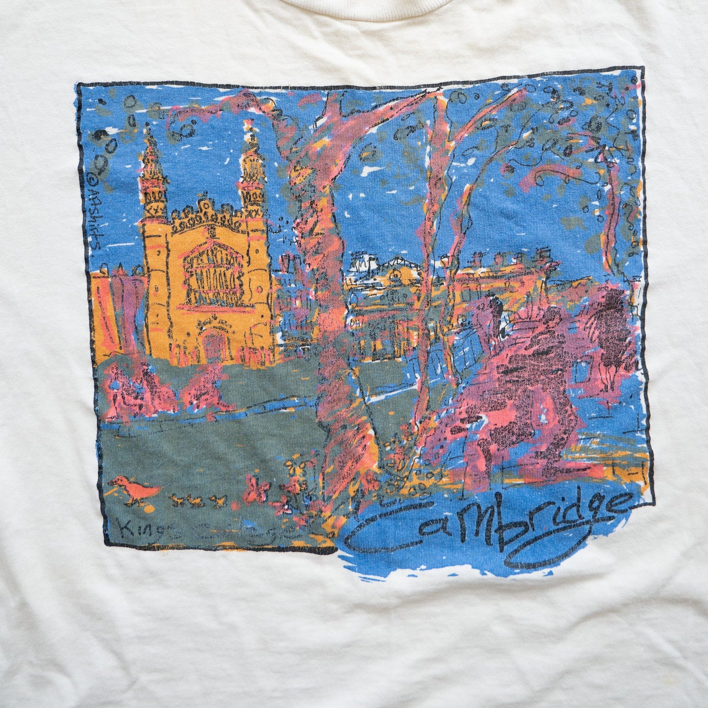 1990s Cambridge England Art T-Shirt