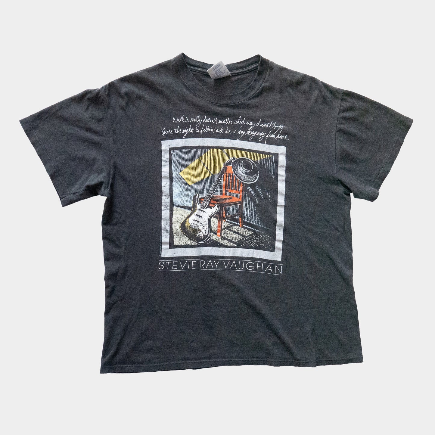 1990 Stevie Ray Vaughan Tribute T-Shirt